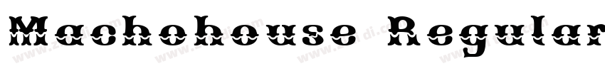 Machohouse Regular字体转换